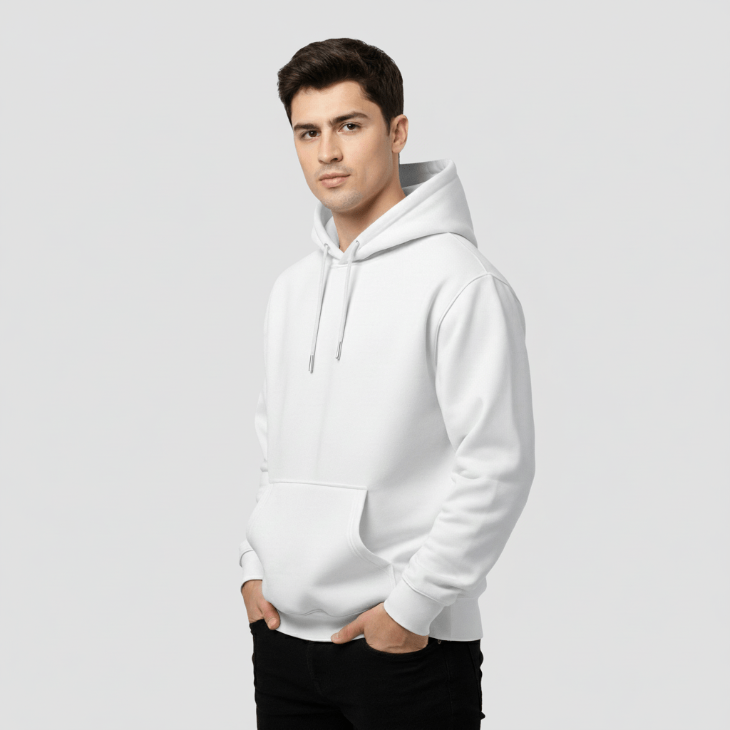 Hoodie | Men | White
