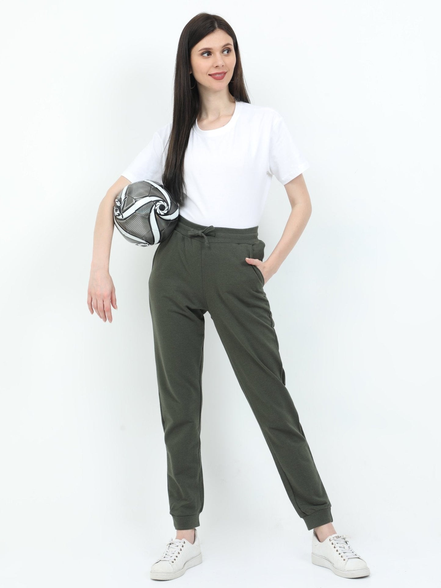 Joggers | Women | Olive