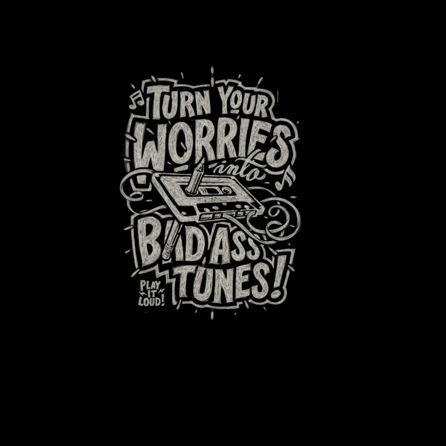 Round Neck | Black | Badass Tunes