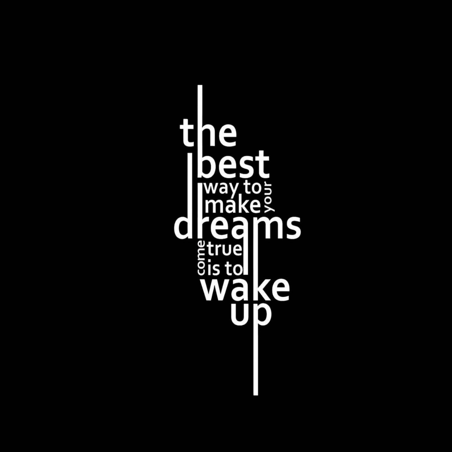 Round Neck | Black | Wakeup