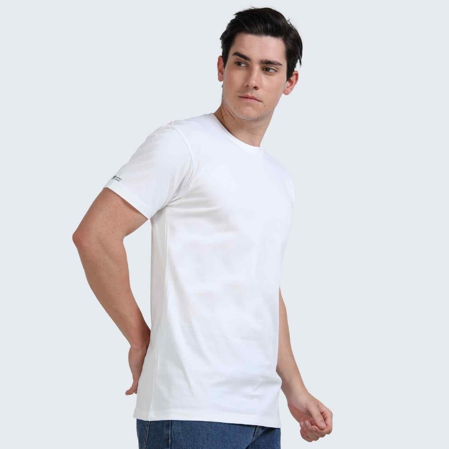 Crew Neck | Mens | White