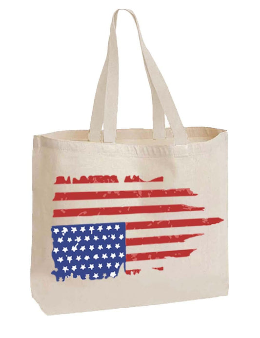 Flag Printed Tote Bag