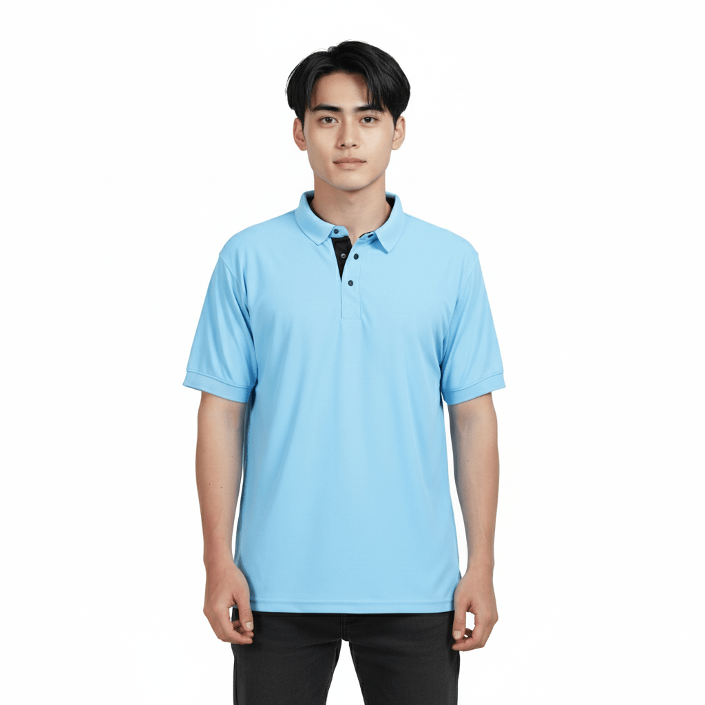 Golfer | Mens Polo | Skyblue