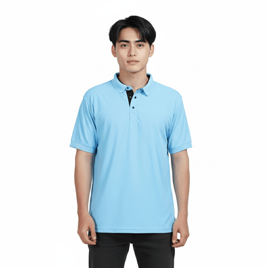 Golfer | Mens Polo | Skyblue