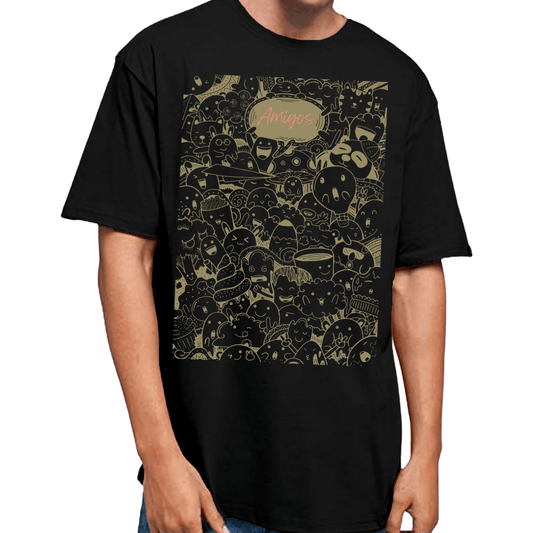 Oversized | Men | Black | Crowd