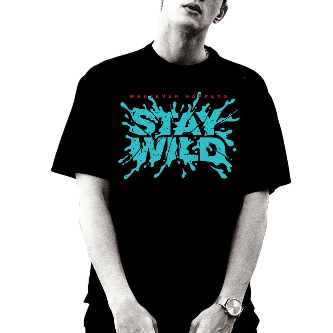 Oversized | Men | Black | Stay Wild