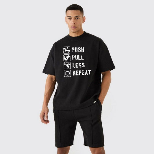 Round Neck | Black | Gym Rat