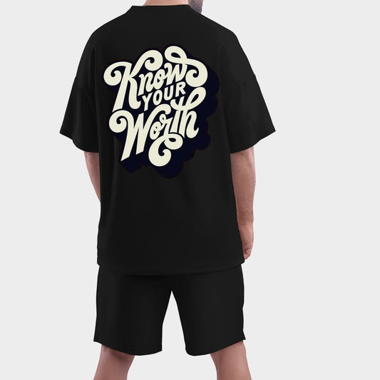 Round Neck | Black | Know Your Worth