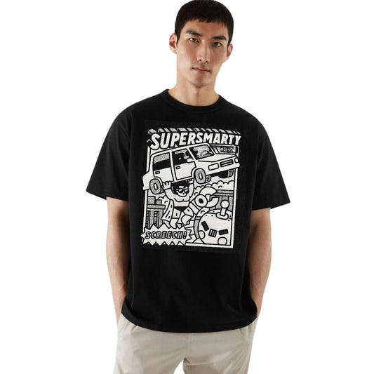 Round Neck | Black | Super Smarty